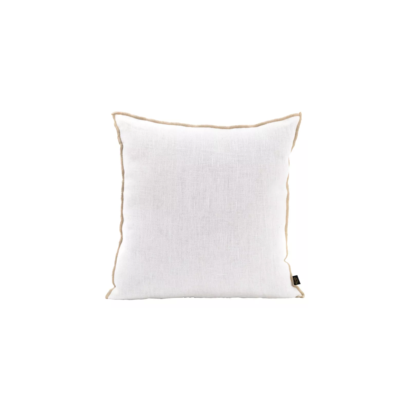 HOUSSE DE COUSSIN CHENNAI Color-WHITE Dimension-18X18 Composition-LIN - WHITE