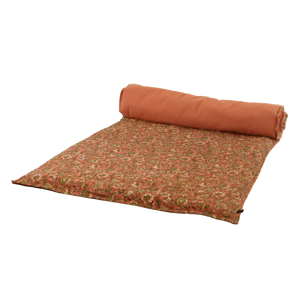 SAMARA HOUSSE EDREDON 85X200 03 TERRE BRULEE*