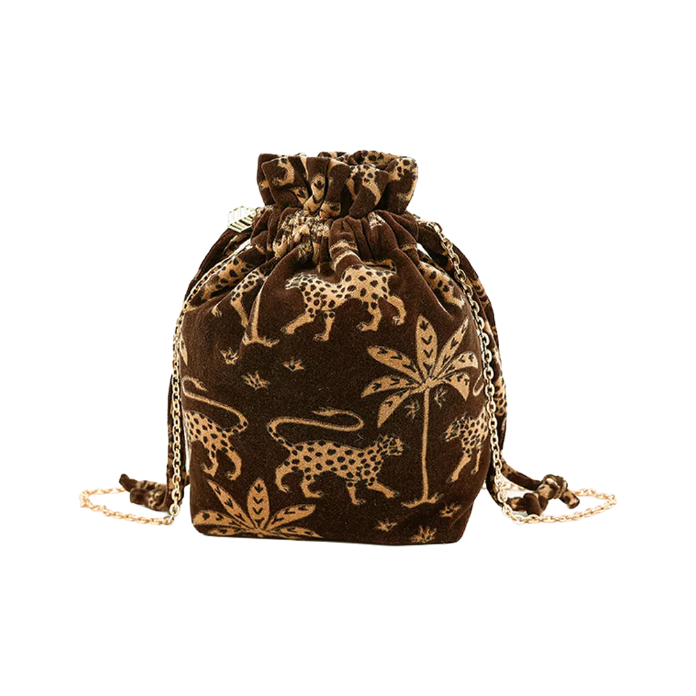 BERIA BOURSE 25X25 01 GANACHE