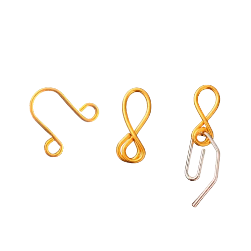 SET DE 40 SUSPENDEURS LYRE COLORIS GOLD SET DE 40 SUSPENDEURS LYRE COLORIS GOLD