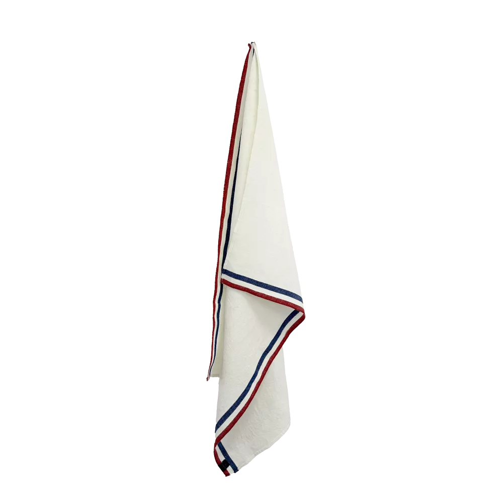 VENCE TORCHON 48X70 01 IVOIRE
