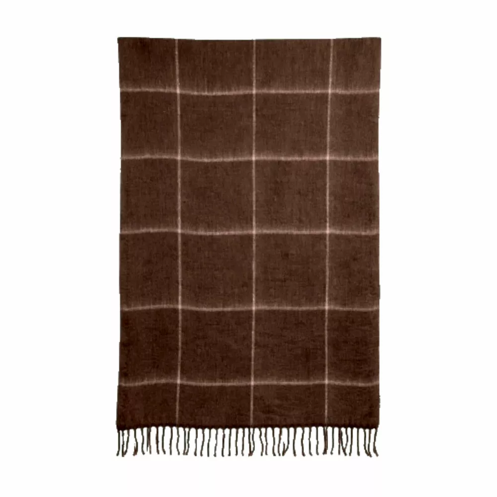 BERGEM PLAID 130X180 01 GANACHE